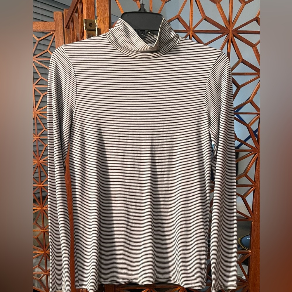 Mock turtleneck blouse